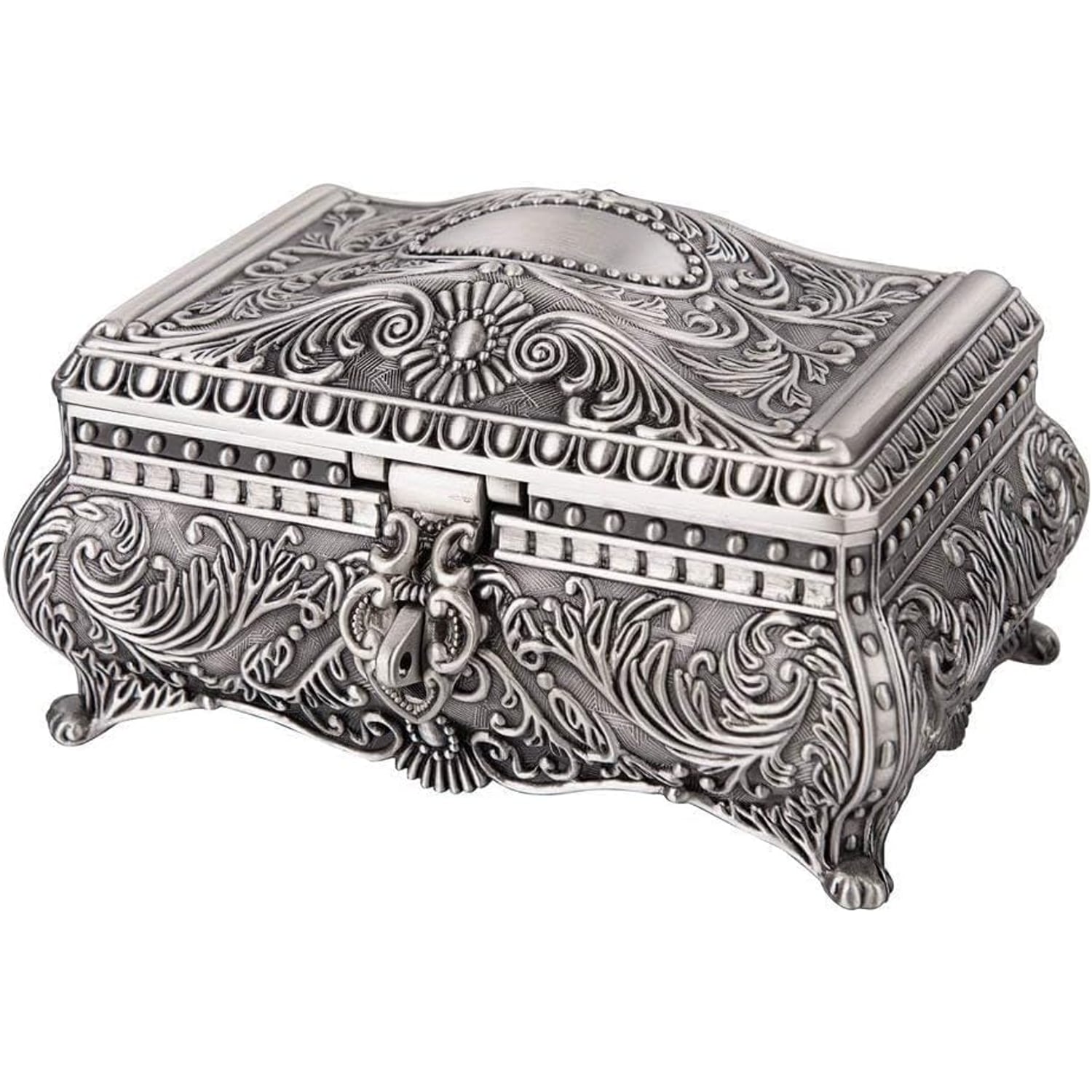 Engraved Antique Trinket Box