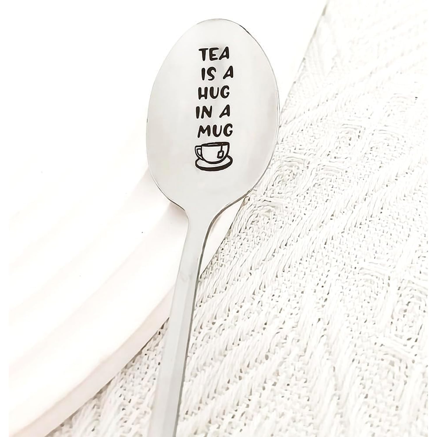 Tea Is a Hug Engraved Teaspoon: image 2