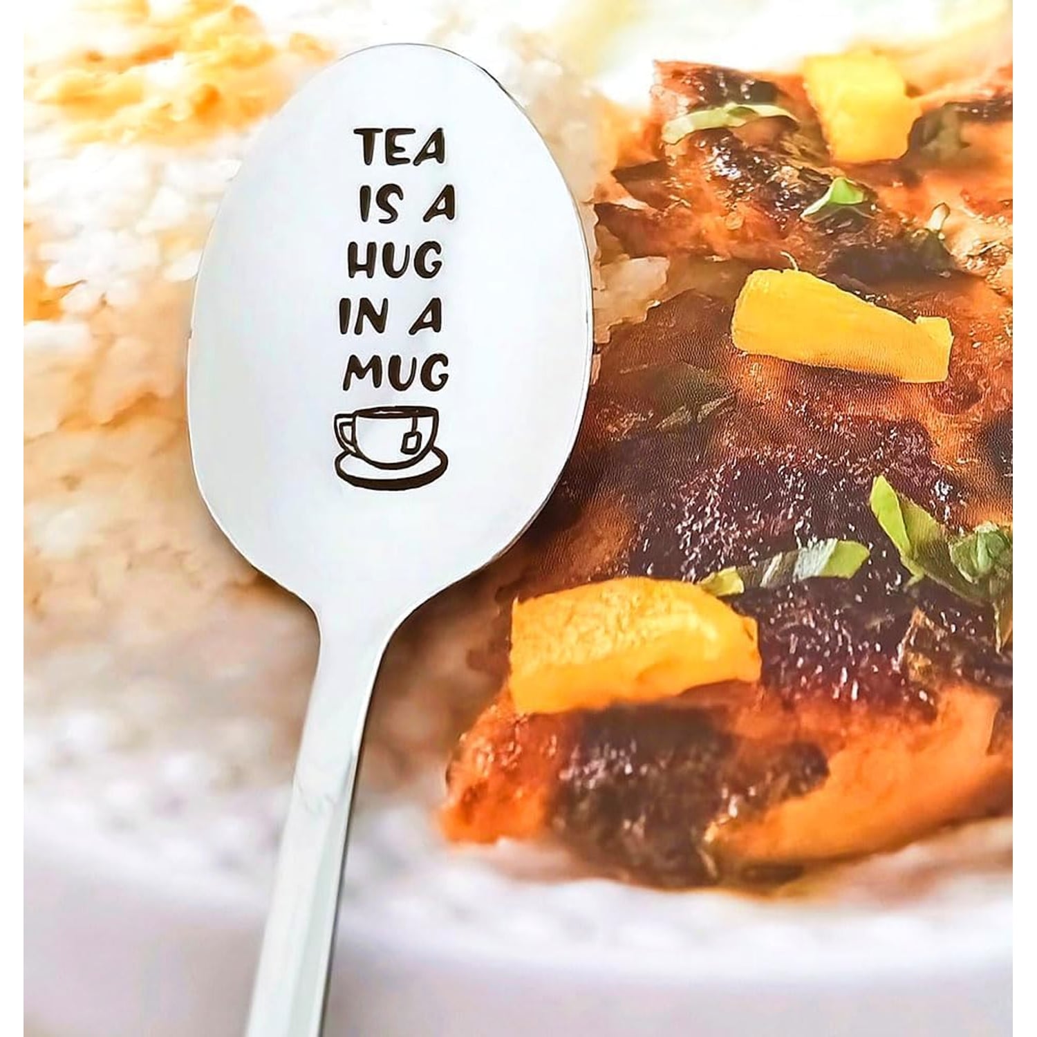 Tea Is a Hug Engraved Teaspoon: image 3