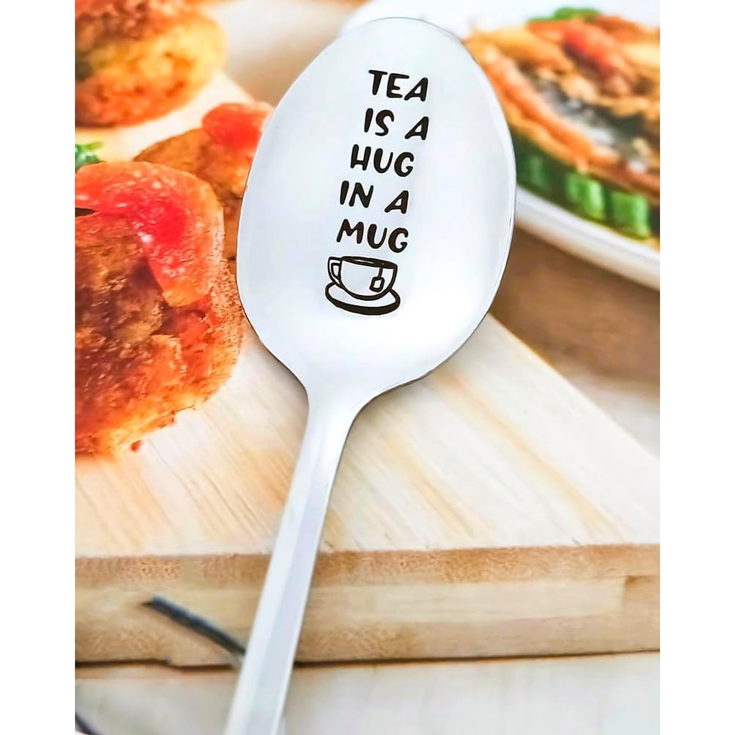 Tea Is a Hug Engraved Teaspoon: image 4