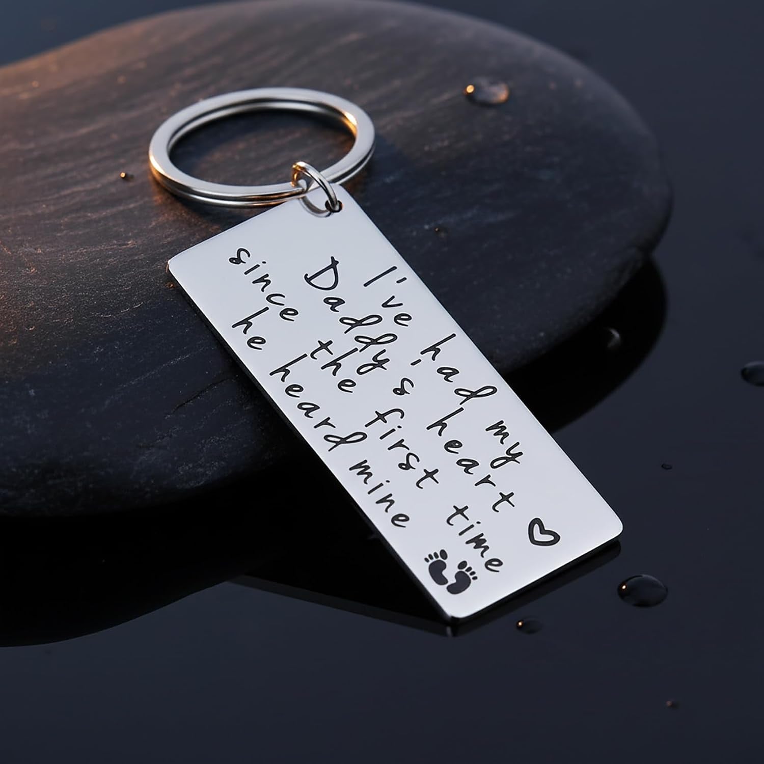 Dad Engraved Keyring: image 3
