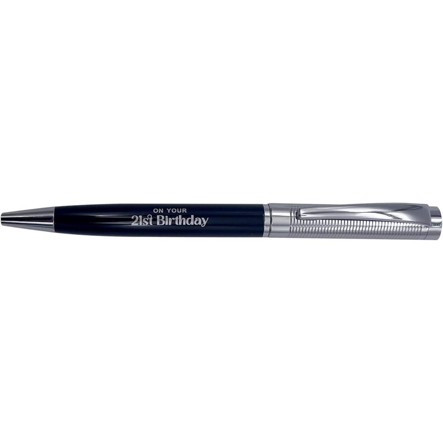 21st Birthday Engraved Ballpoint Pen in Gift Box: image 2