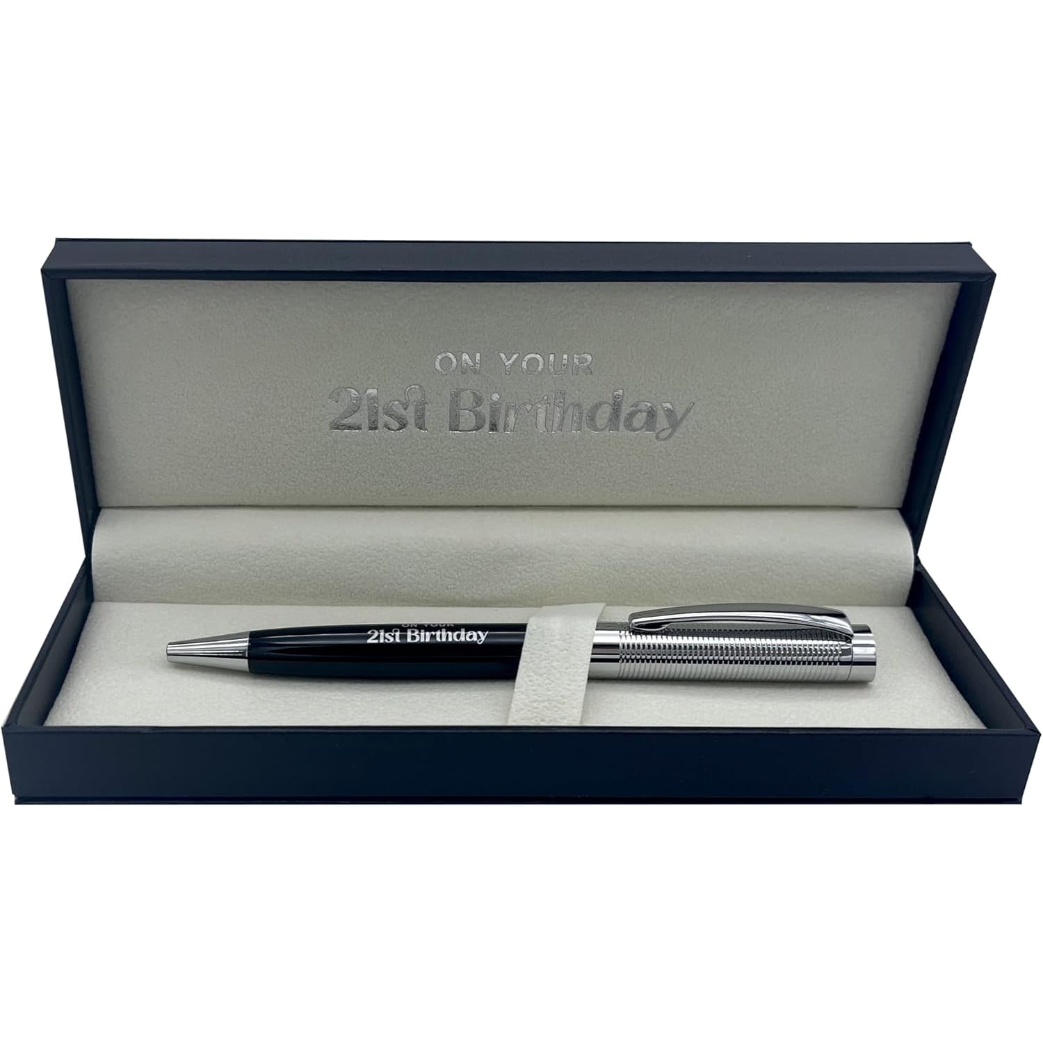 21st Birthday Engraved Ballpoint Pen in Gift Box