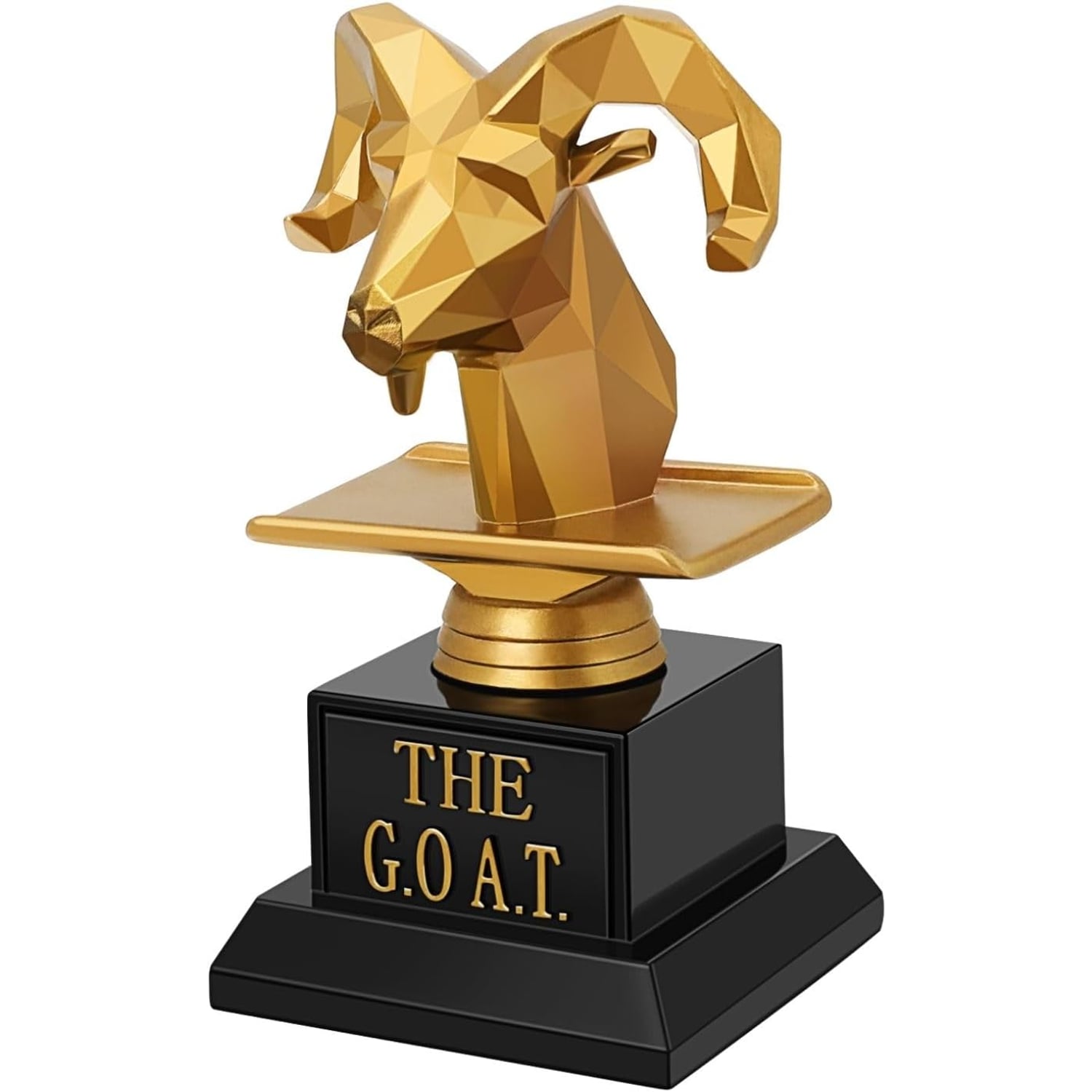 Engraved G.O.A.T. Goat Trophy Award