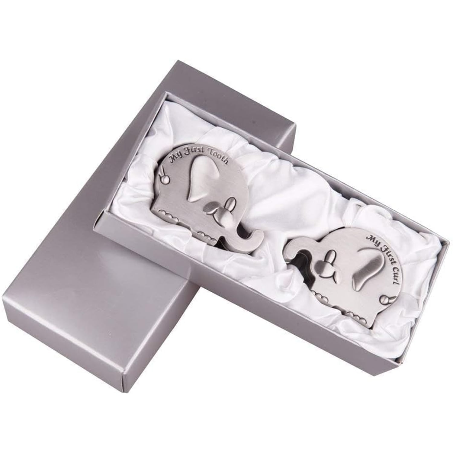 First Tooth and Curl Engraved Keepsake Boxes (Set of 2): image 5